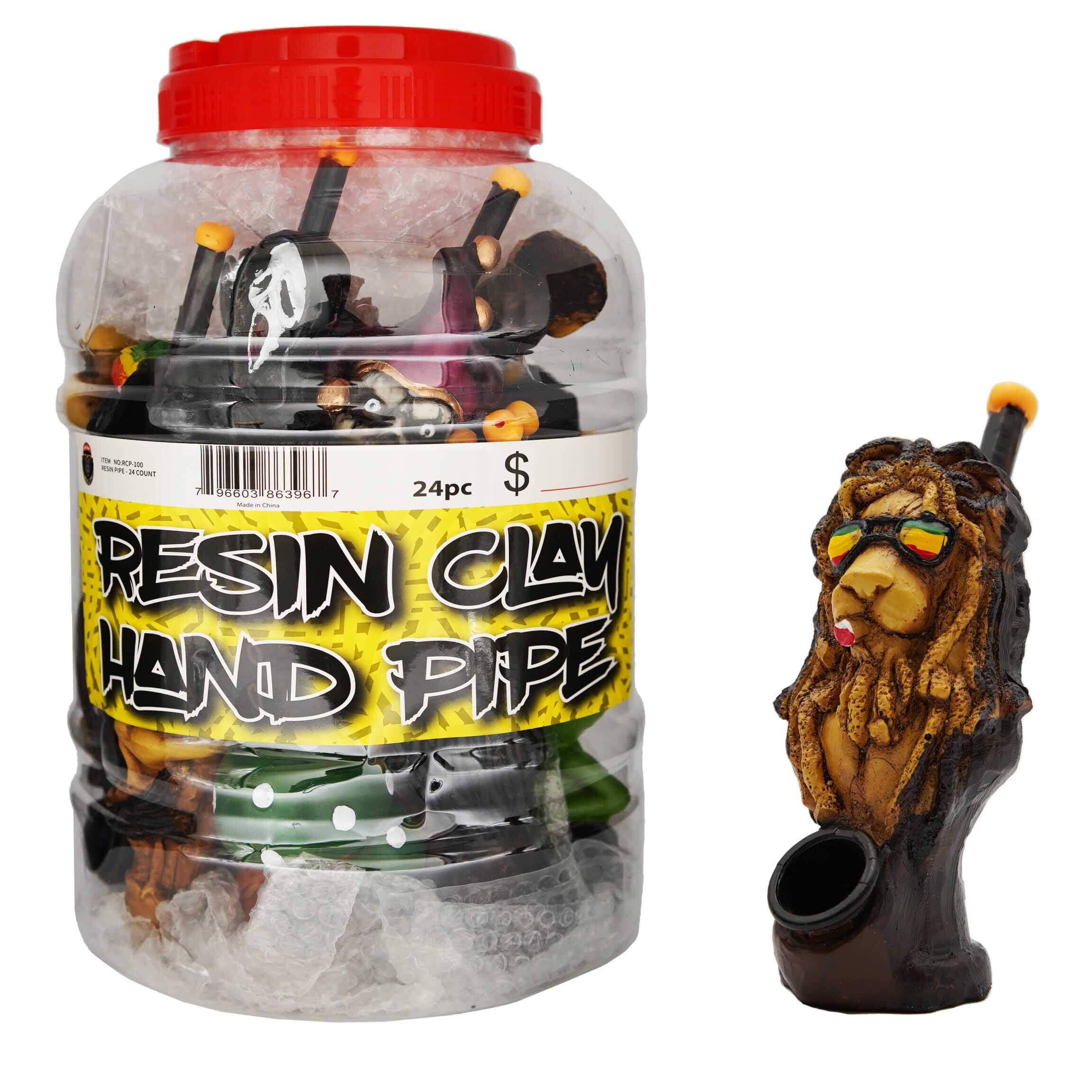 Resin Character Handpipe (RCP-100) | 4 inch | 24 Count Display product image